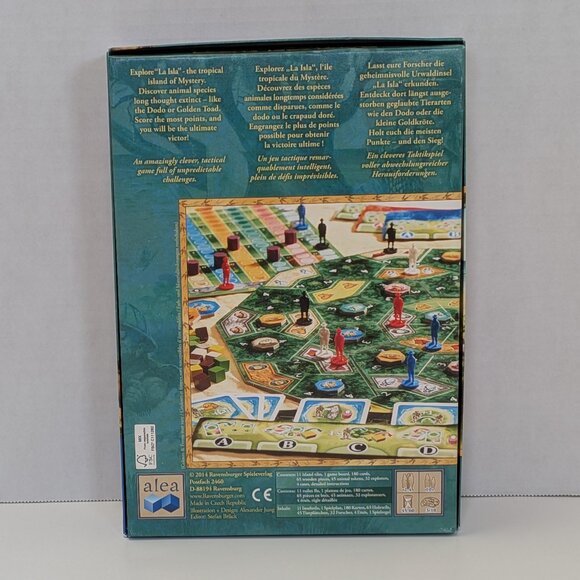La Isla Board Game Ravensburger Alea Stefan Feld Island of Mystery 2014 Complete - Picture 2 of 11